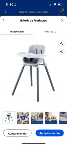 Chicco folding high chair - high,