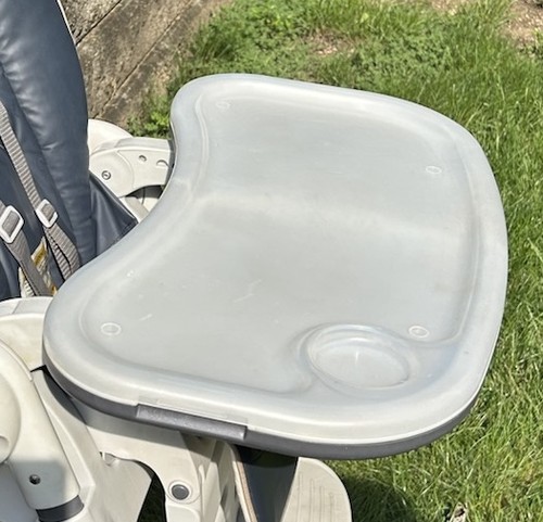 Chicco black gray high chair - chicco,